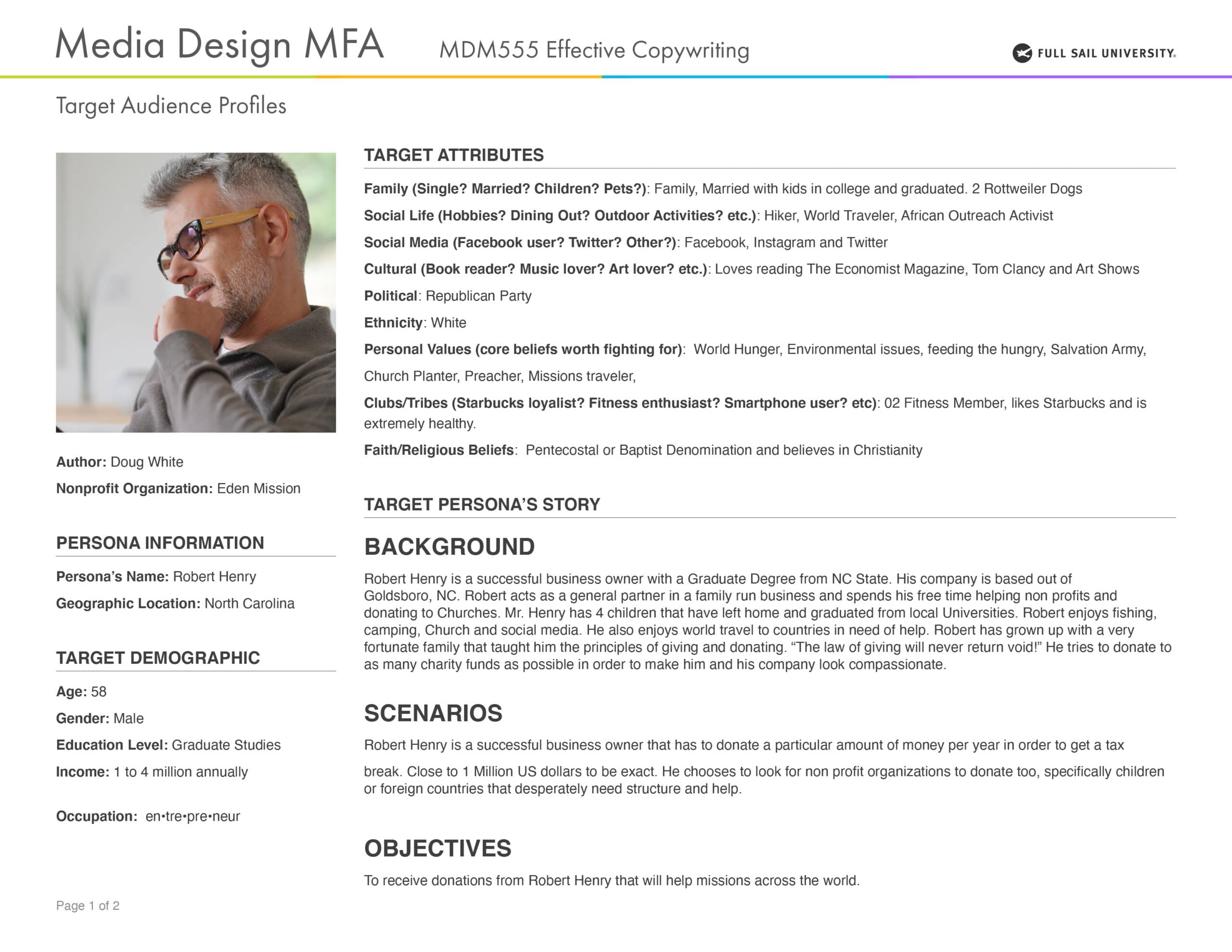 Target Persona Profiles